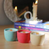 Concrete Candle with Geometric Design – Perfect Modern Environments (3)
