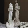 Girl with Harp Candle – Aesthetic Gift for Music Lovers (2)