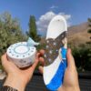 Hand-painted Pottery Incense Holder with Evil Eye Design, Washable & Acrylic Paint (2)