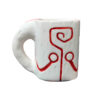 Handmade Ceramic Mug – Dishwasher & Microwave Safe with Deformed Design (2)