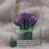 Handmade Tulip Flower Jar Candle – Scented & Aesthetic Home Decor (2)