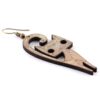 Handmade Wooden Earrings for Women – Lightweight Boho Jewelry Gift for Her (4)