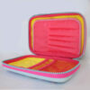 Large Flamingo Pencil Case – Rainbow Design & Plenty of Storage Space (3)