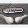 Pottery Evil Eye Incense Holder - Aromatherapy & Energy Protection with Evil Eye Design (3)