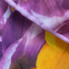 Purple Four Seasons Cotton Scarf - With A Very Beautiful Floral Design (4)