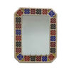 Rustic Entryway Mirror with Key Hooks – Traditional Wooden Key Organizer (2)