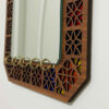 Rustic Entryway Mirror with Key Hooks – Traditional Wooden Key Organizer (7)
