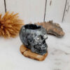 Skull Ashtray for Smokers – Unique Novelty Resin Ashtray for Home Décor, Bar, or Gift (1)