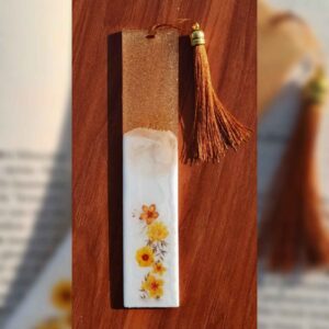 نشانگر کتاب خنثی و گرم – اکسسوری (لوازم جانبی) دست ساز با الهام از سبک بوهمی و طرح گل