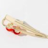 Women's Hair Clip – Formal Rhinestone Cherry Design, Set of 2 (5)