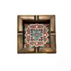Wooden Ashtray for Cigar Lovers – Elegant, Great for Office, Patio with Tile Design (1)