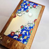 Wooden Mirror Key Holder with Persian Motif – Traditional Handmade Wall Organizer (1)